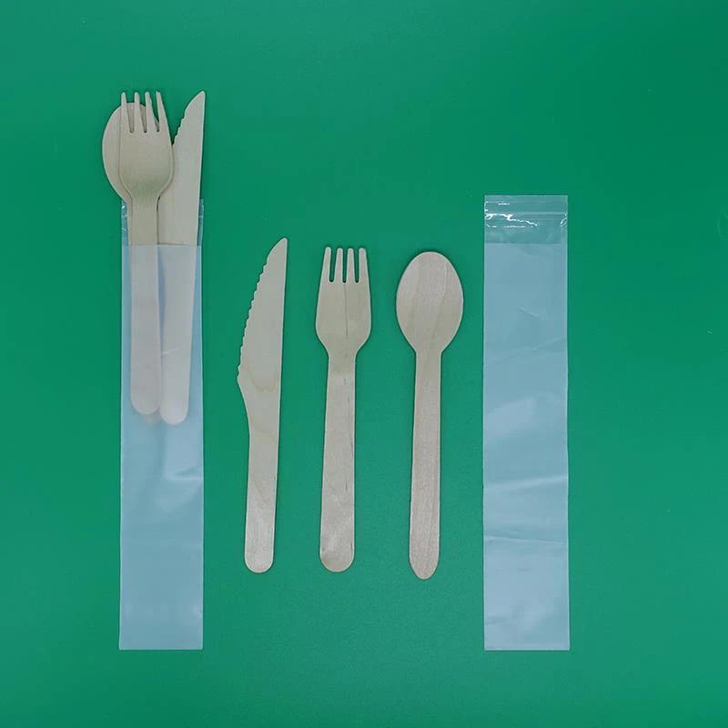 wooden cutlery set
