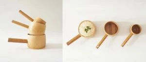 Pota Uisce Bláthanna Plandaí Bambú Nádúrtha