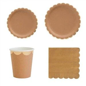 Sceanra Páirtí Páipéar Kraft In-indiúscartha