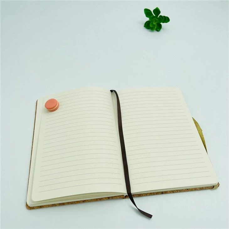Cork Hardcover Notebook With Pen